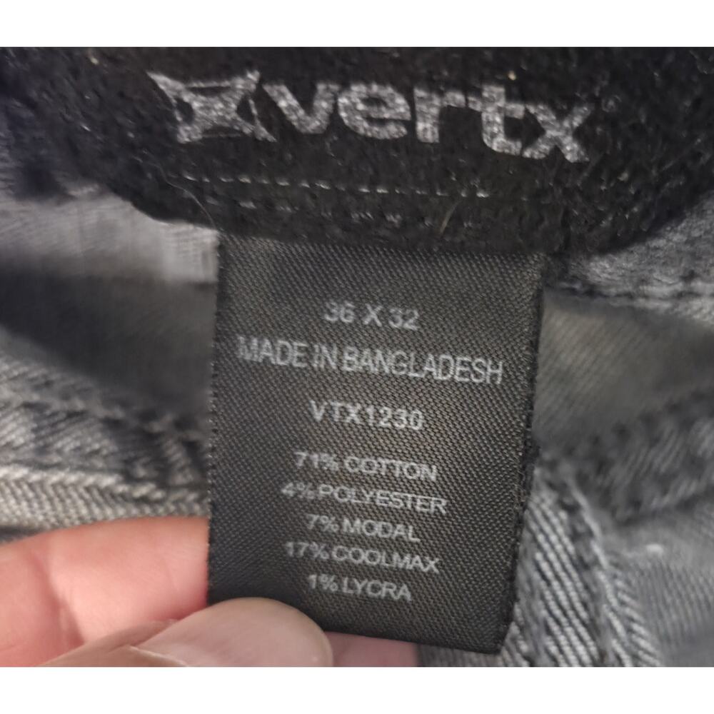 Vertx Jeans Mens 36 x 32 Gray Defiance Tactical Jeans Straight Leg Workwear - Picture 3 of 9